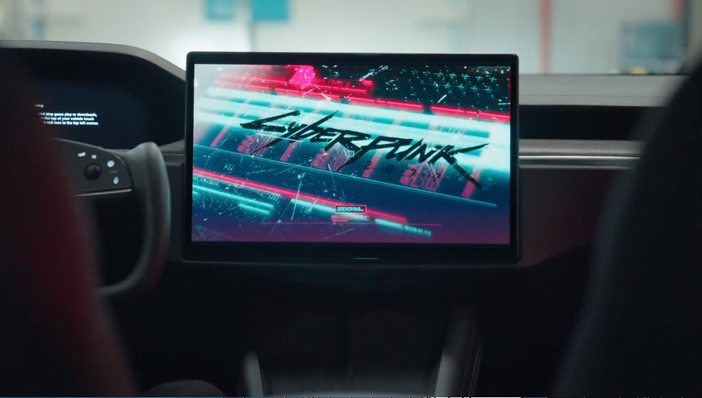 Games como 'Cyberpunk 2077' podem ser jogados nos Tesla Model X e S mais recentes.