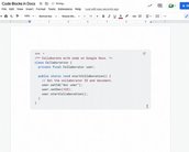 Google Docs melhora uso de blocos de código; confira