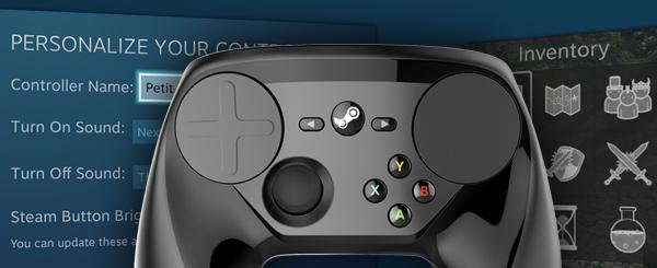 O Steam Controller surgiu em 2015 com propostas interessantes, mas não fez muito sucesso e foi descontinuado em 2019 (Divulgação)