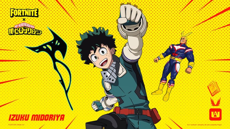 O protagonista Izuku Midoriya chegou à ilha ao lado de seu mentor e amigos