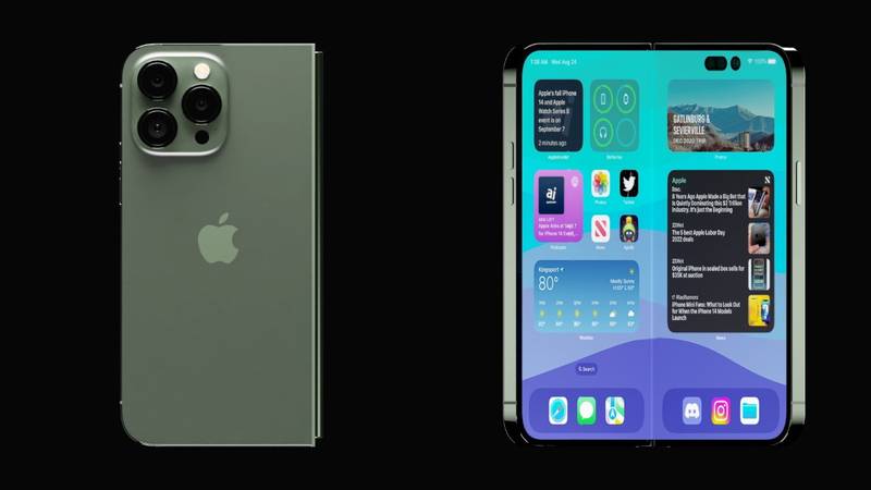 A versão dobrável do iPhone não deve ser revelada antes de 2024.