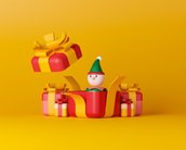 Campanha de Natal com ofertas, cupons e frete grátis AliExpress