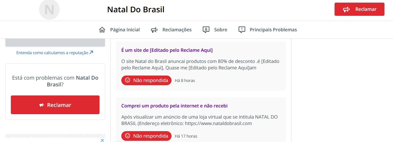 Loja Natal do Brasil é confiável? Veja como evitar golpes na internet -  TecMundo