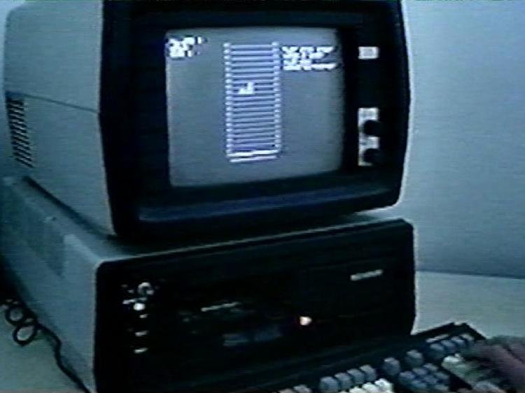 A primeira versão de Tetris rodando no Electronika 60
