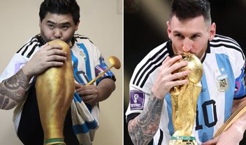 Cosplayer famoso por ‘criações de baixo custo’ faz homenagem a Messi