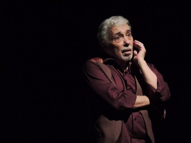 O ator Pedro Paulo Rangel participou, neste ano, da peça de teatro O Ator e o Lobo. 