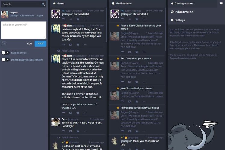 A Mastodon faz parte do Fediverso, uma plataforma que interliga diferentes redes sociais.