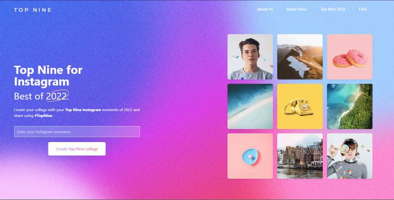 Pelo PC ou dispositivo Android, é possível fazer o Top Nine Instagram pelo navegador.