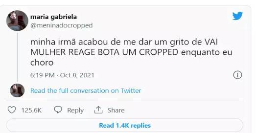 Bota um cropped