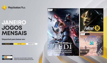 PS Plus de janeiro tem Star Wars Jedi: Fallen Order e mais!