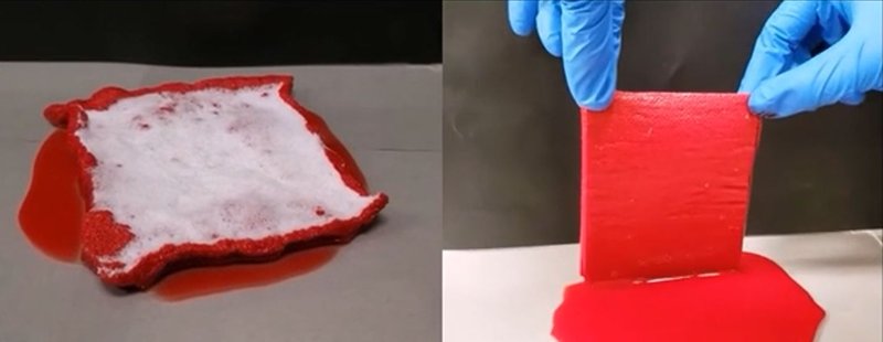 Os cientistas dizem que, futuramente, as folhas de gel podem substituir as toalhas de papel.