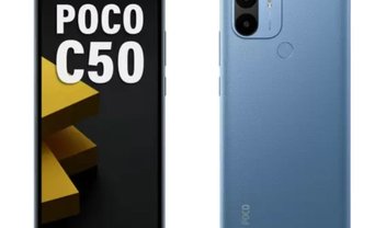 Poco C50 é lançado com Android 12 Go; conheça o celular