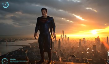 Fã imagina jogo realista de Superman na Unreal 5 com mapa 'global'