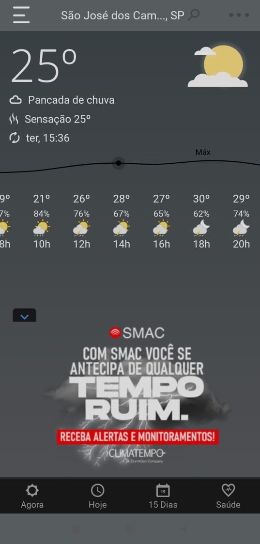 Clima & Radar - Previsão do tempo para iOS e Android