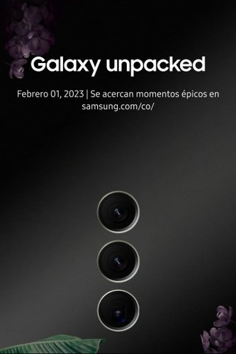 Suposto pôster do primeiro Galaxy Unpacked de 2023.