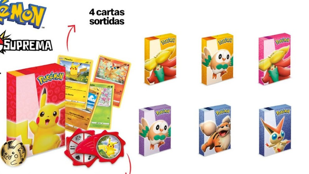 McDonald's: Brindes de Pokémon retornam em setembro