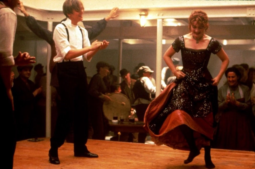 A dança de Titanic é um dos pontos altos do filme