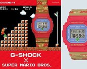 Relógio Super Mario Bros. da G-Shock chega ao Brasil