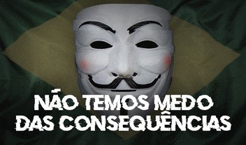 Anonymous ao TecMundo: ‘Não temos medo das consequências’