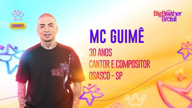 MC Guimê, brother do grupo Camarote do BBB 23