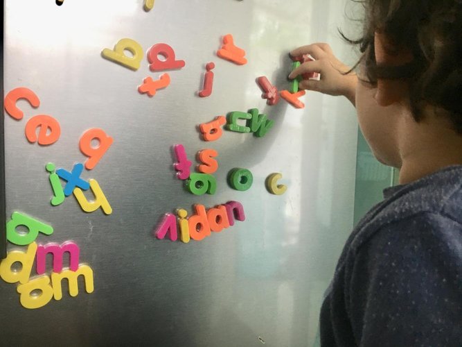 Letras, números ou palavras diferentes podem ter cores diferentes