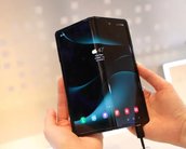 Samsung mostra celular com tela flexível que dobra em 360 graus