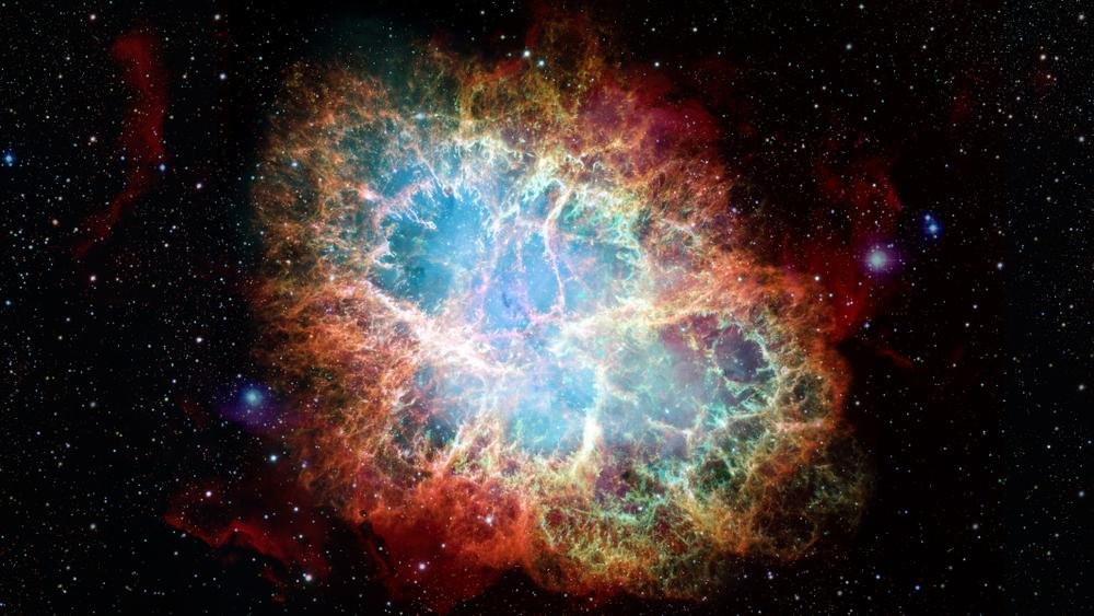 As supernovas são formadas pela explosão de estrelas massivas.