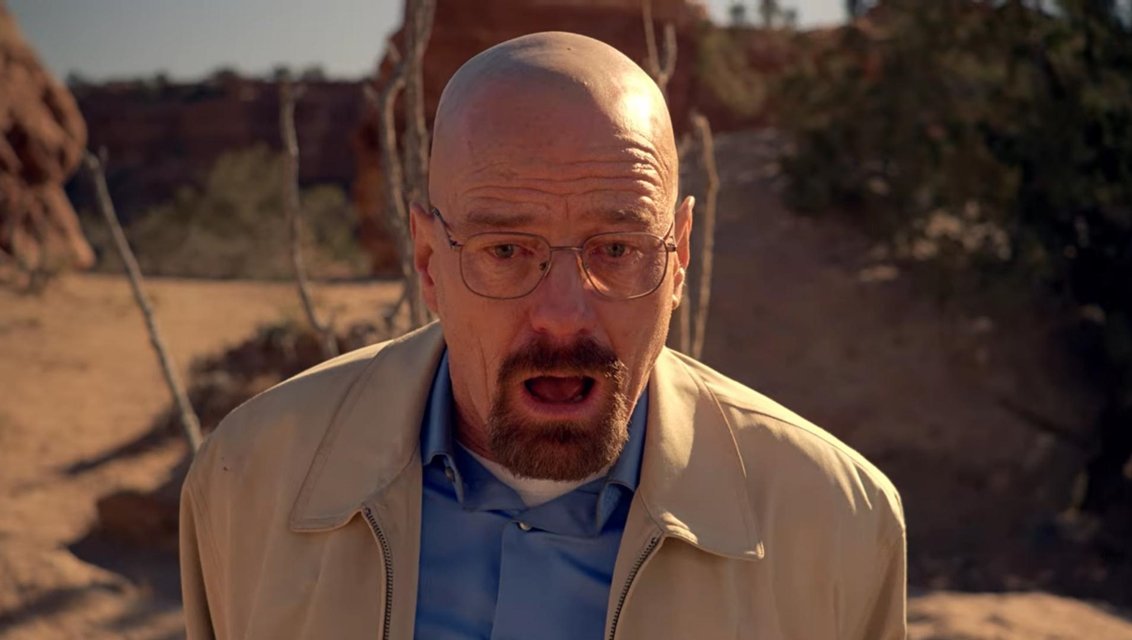 Walter desmorona completamente em Ozymandias, episódio que é considerado um dos melhores de Breaking Bad.