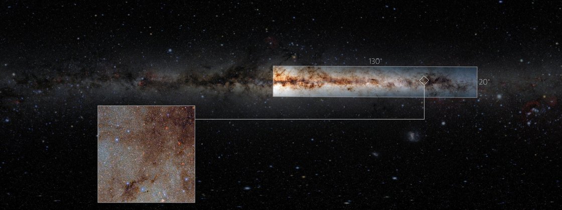Imagem de: Veja a foto de 10 terabytes da Via Láctea