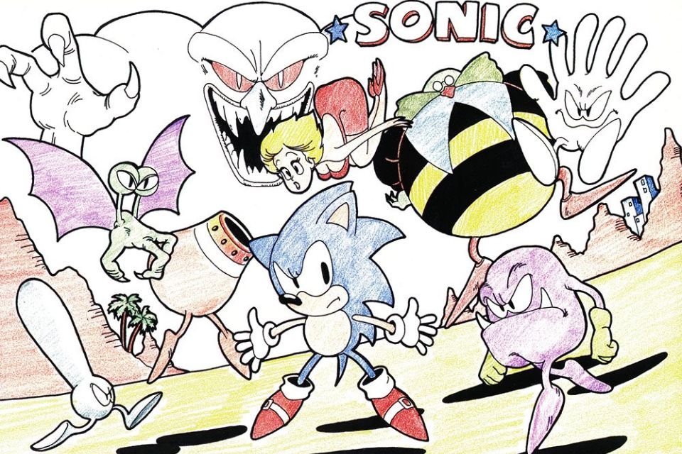 Artista que criou o Sonic revela conceito inicial em que herói era