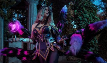 LoL: cosplay de Ahri Congregação das Bruxas enfeitiça qualquer um