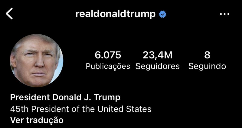 Donald Trump Instagram