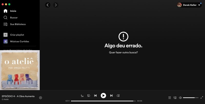 Spotify erro