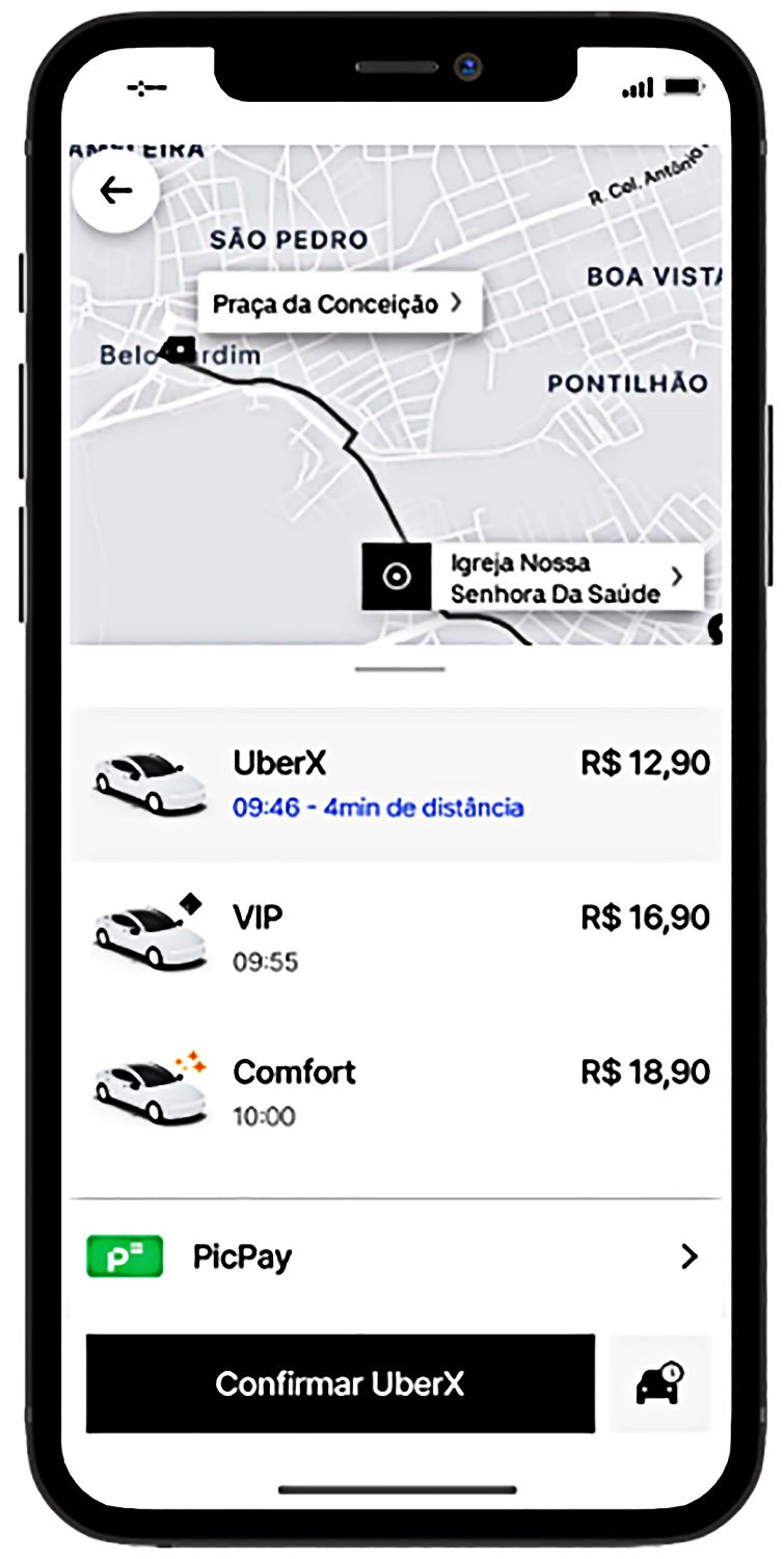 Fonte: Uber/Divulgação.