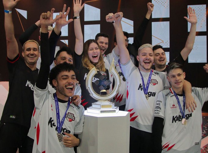 Line da RED Canids campeã do  nacional 