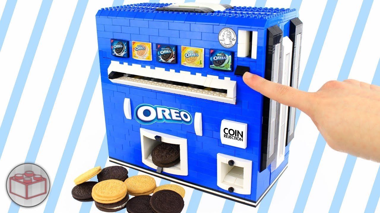 Máquina de vender biscoitos Oreo de LEGO