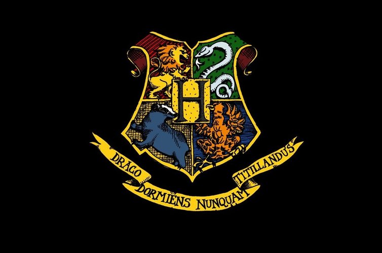 Brasão de Hogwarts: a principal escola de Magia e Bruxaria da Saga Harry Potter. (Editora Rocco/Reprodução)