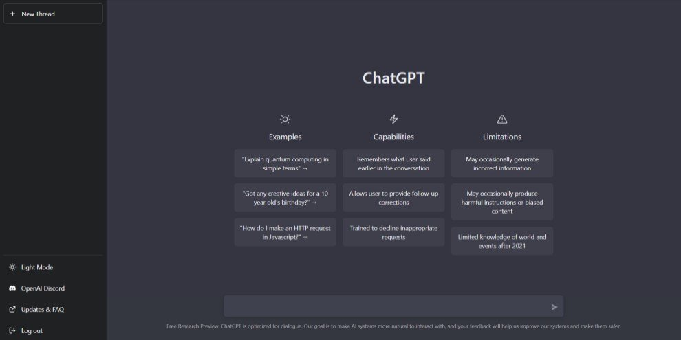 ChatGPT: A inteligência artificial que promete revolucionar a internet.