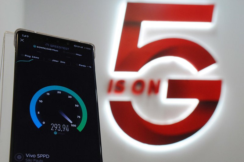 5G oferece velocidade de até 20 gigabytes por segundo. (Fonte: Paulo H. Carvalho/Agência Brasília/Reprodução)