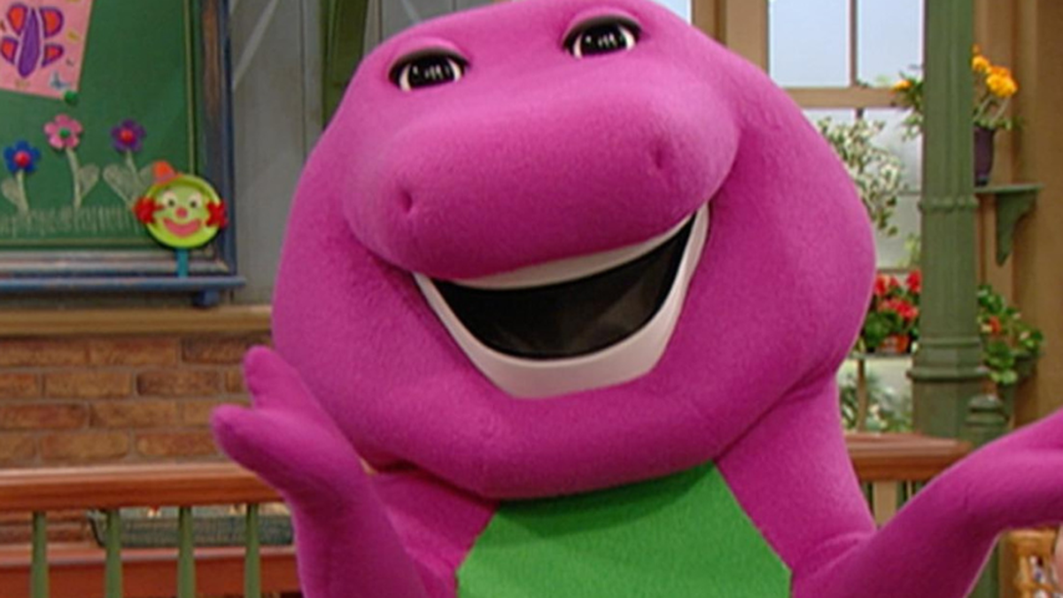 Barney, o dinossauro rosa e verde, é na verdade outro Barney, do