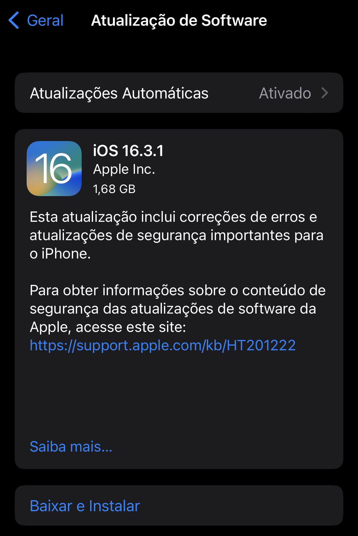 iOS 16.3.1