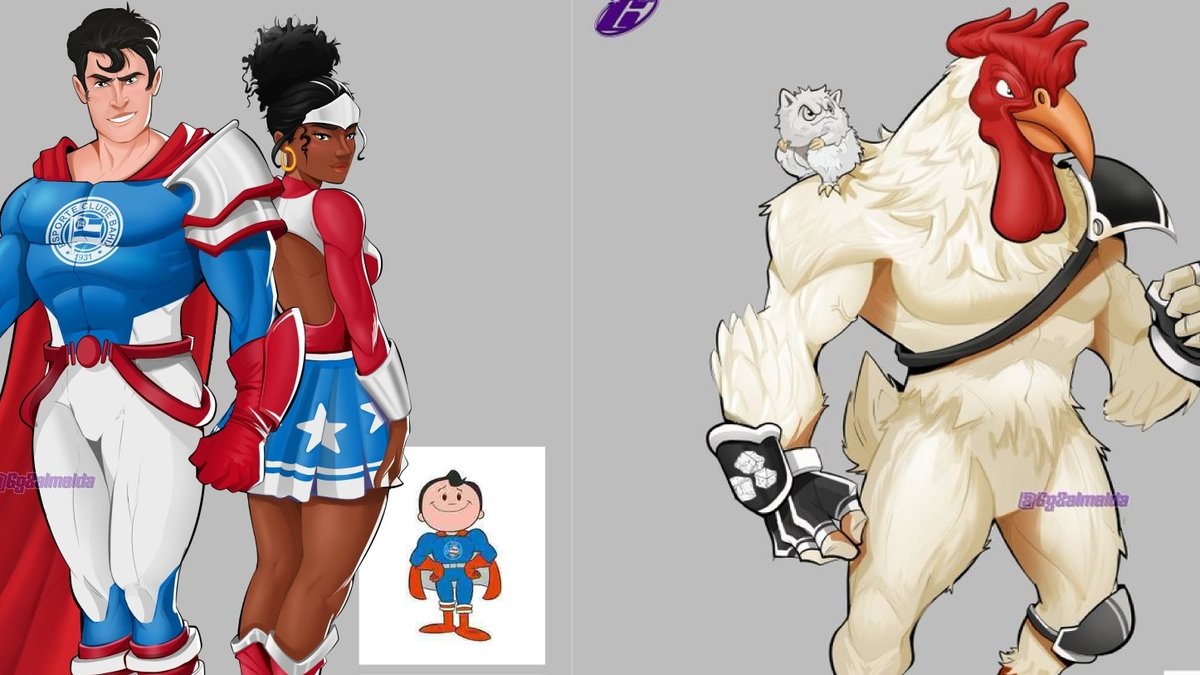 Athletico transforma jogadores em personagens de anime para