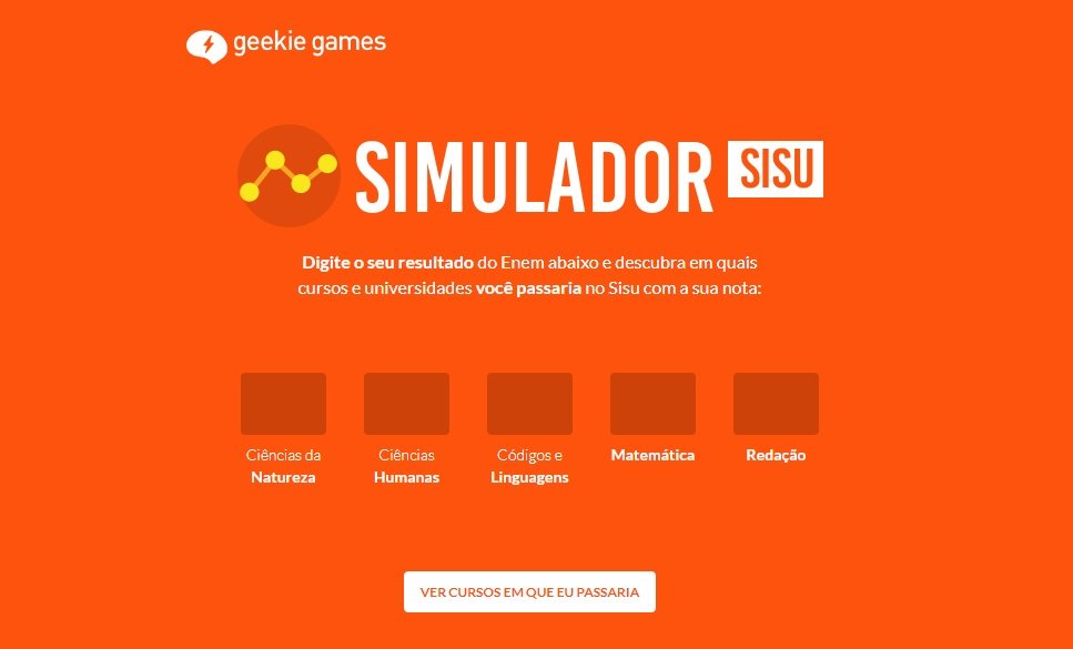 SIMULADOR SISU COM NOTA DO ENEM 2022: confira site que simula SISU 2023