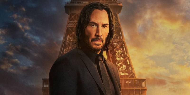 Keanu Reeves como John Wick no quarto filme da sequência. (Fonte: Summit/Divulgação)