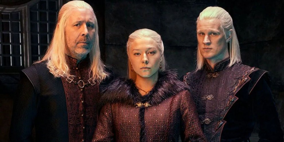 Os 3 principais Targaryen de House of The Dragon. (Fonte: HBO/Divulgação)