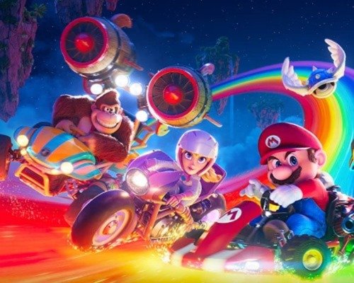 Cenário clássico da Rainbow Road