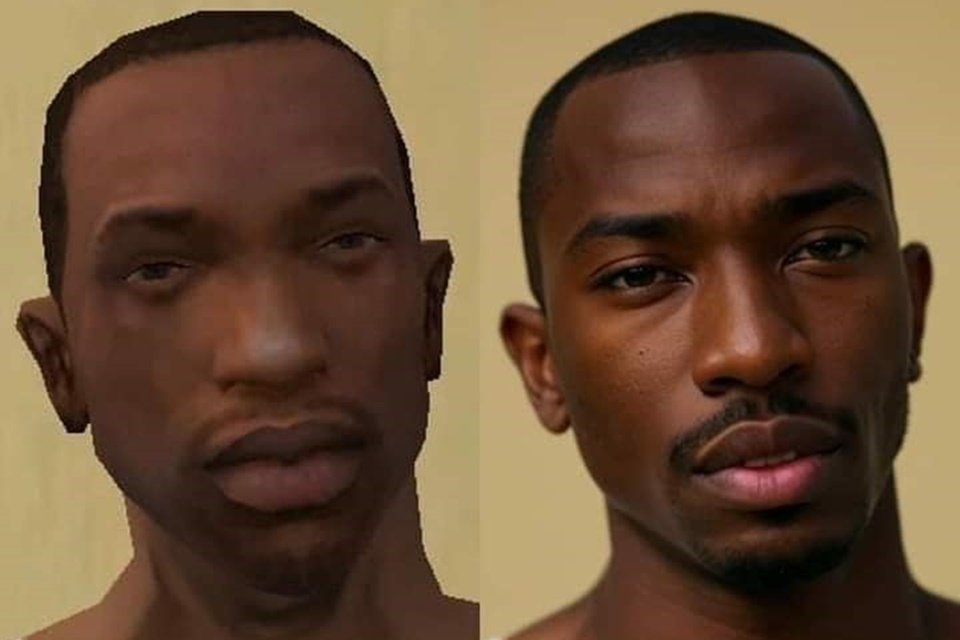 GTA San Andreas characters have been recreated by AI and the result is amazing
