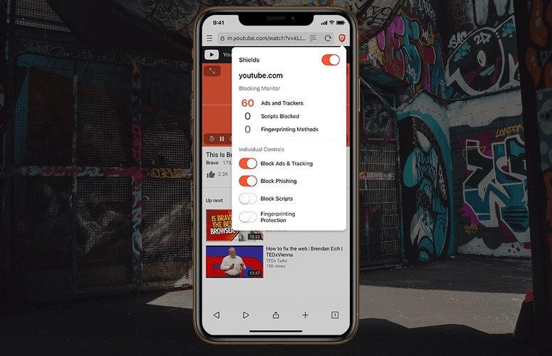 A versão mobile do Brave Browser também conta com recursos que o tornam mais rápido que seus concorrentes