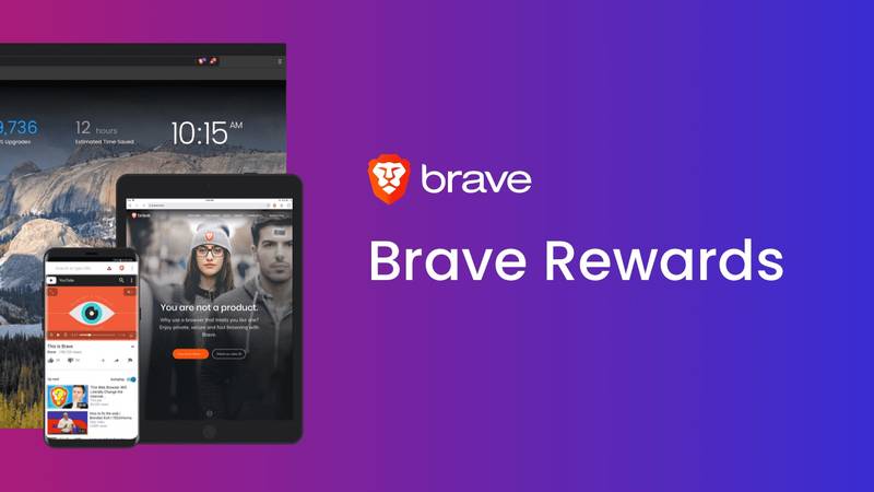 O Brave Rewards é o sistema de recompensas do navegador