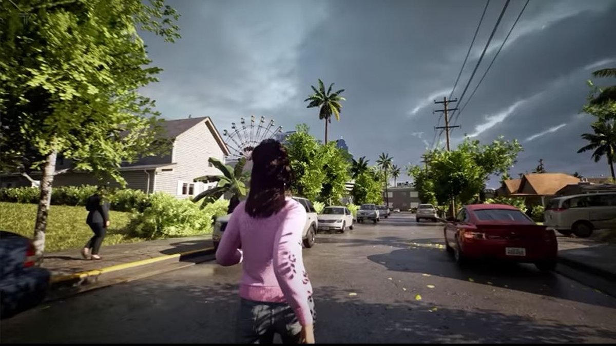 Como seria o trailer de GTA 6 em GTA Vice City? Fã recria vídeo no game